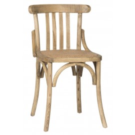 Retro-Stuhl aus hellem Holz IB Laursen Marais
