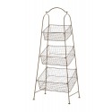 etagere resserre retro vintage metal grillage 3 paniers madam stoltz