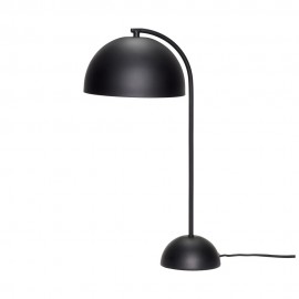 Hübsch elegante Design-Tischlampe aus schwarzem Metall