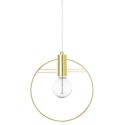 Suspension cercle metal laiton dore bloomingville