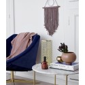 Lampe tube metal dore ajoure bloomingville