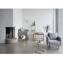 console carree laiton metal dore hubsch
