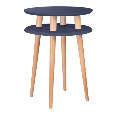 table d appoint ronde graphite bois ragaba ufo