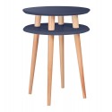 table d appoint ronde graphite bois ragaba ufo