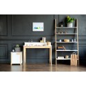 etagere echelle murale blanche bois ragaba ashme