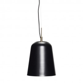 Glockenpendelleuchte im skandinavischen Design aus schwarzem Metall Hübsch