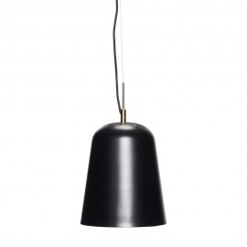 Suspension cloche design scandinave metal noir hubsch