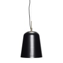 Suspension cloche design scandinave metal noir hubsch