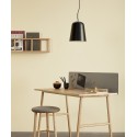 Suspension cloche design scandinave metal noir hubsch