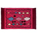 lorena canals assa tapis lavable ethnique rose fuchsia 120 x 185 cm
