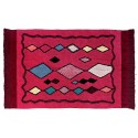 lorena canals assa tapis lavable ethnique rose fuchsia 120 x 185 cm