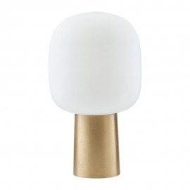 Lampe de table blanche laiton house doctor note