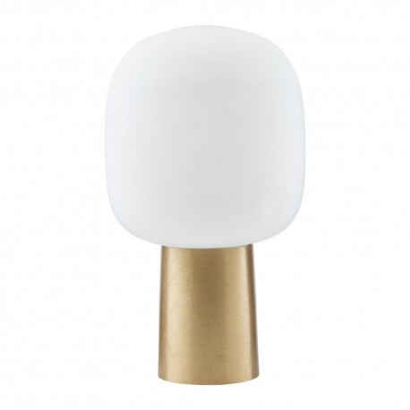 Lampe de table blanche laiton house doctor note