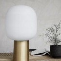 Lampe de table blanche laiton House Doctor Note