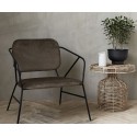 Fauteuil velours marron house doctor klever