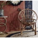 Fauteuil vintage en bambou madam stoltz