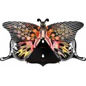 Papillon mural en bois miho unexpected things madama butterfly