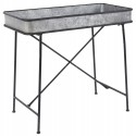 Table basse avec rebord en zinc campagne chic IB Laursen