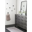 grand miroir campagne chic metal noir  ib laursen