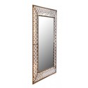 Miroir oriental metal dore decoratif versa