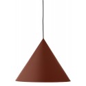 Suspension conique design rouge poudré Frandsen Benjamin 46 cm