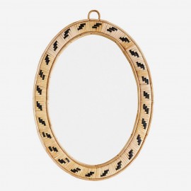 miroir oval bambou madam stoltz