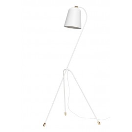 hubsch lampadaire design blanc metal