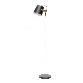 hubsch lampadaire metal noir laiton