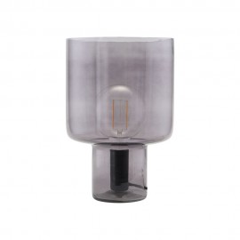 Designer-Tischlampe aus rauchgrauem Glas House Doctor Otto