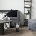 house doctor otto lampe a poser en verre gris fume