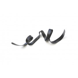 Perchero decorativo de pared metal negro Mini Ribbon Headsprung