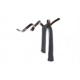 Mini Ribbon Headsprung wall coat rack bronze