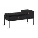 Banc avec rangement bois noir bloomingville phone bench