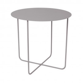 Petite table basse ronde métal gris Broste Copenhagen Cirkel