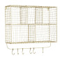 etagere murale metal filaire dore laiton crochets pateres madam stoltz