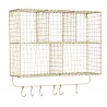 etagere murale metal filaire dore laiton crochets pateres madam stoltz
