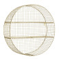 etagere murale ronde metal filaire dore laiton madam stoltz etagere murale ronde metal filaire dore laiton madam stoltz