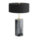 lampe a poser art deco noire laiton marbre noir madam stoltz