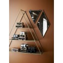 etagere murale triangle metal dore laiton madam stoltz