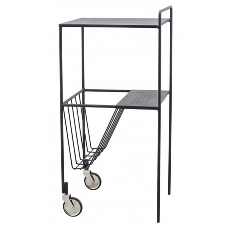 house doctor trolley use desserte design metal noir