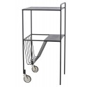 Desserte design métal noir House Doctor Trolley Use