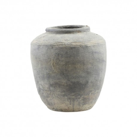 house doctor vase beton gris rustik Fg0402