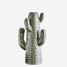 Vase cactus grès Madam Stoltz vert