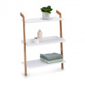 etagere echelle rangement salle de bains bois blanc zeller