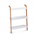 etagere echelle rangement salle de bains bois blanc zeller