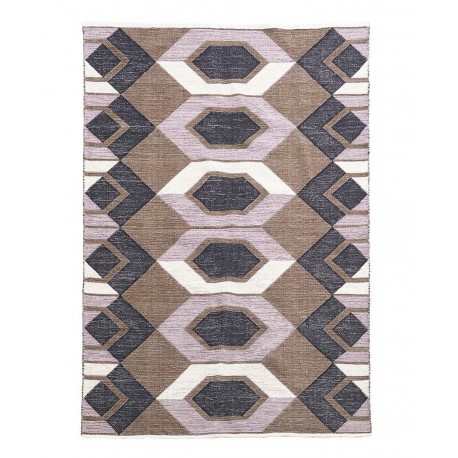 house doctor art tapis deco motif geometrique 230 x 160 cm