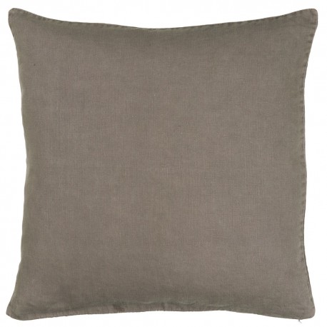 Housse de coussin lin gris taupe IB Laursen 50 x 50 cm