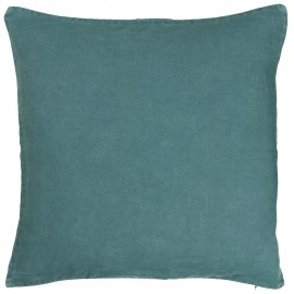 Housse de coussin carrée lin bleu délavé IB Laursen 50 x 50 cm