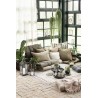 Housse de coussin rectangulaire velours vert kaki IB Laursen 50 x 70 cm