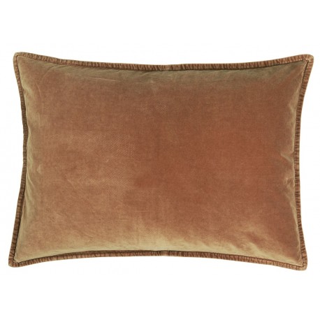 Housse de coussin velours beige marron rectangulaire IB Laursen 50 x 70 cm